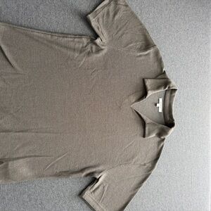 Madewell Men's Olive-Grey Short Sleeve Polo